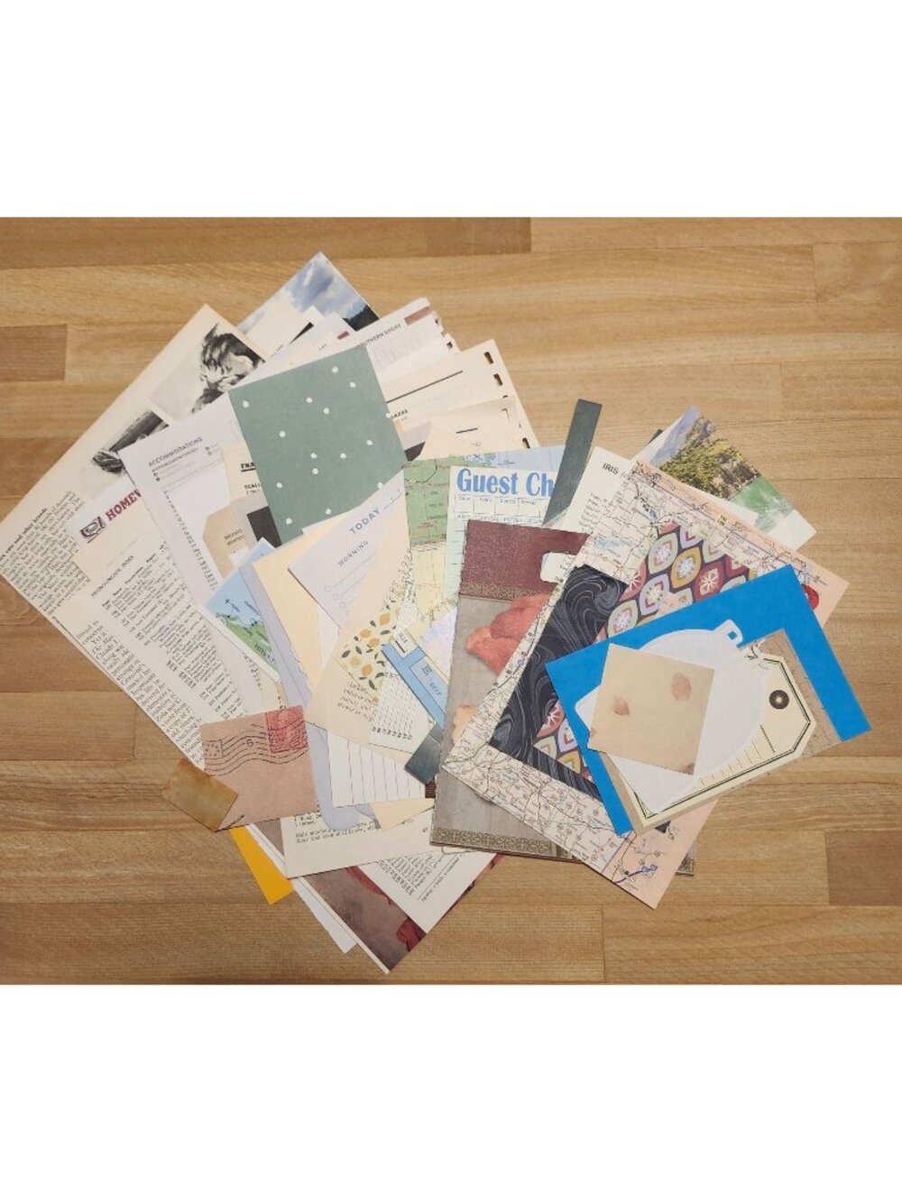 70 + Ephemera Lot Mixed Bundle Junk Journal Scrapbooking Paper over 70 pieces